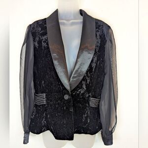 VTG 90s R&K Evening Whimsigoth Witchy Feminine Dark Academia Romantic Jacket 14